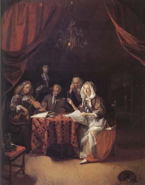 Godfried Schalcken A Family Concert (mk25 oil painting image